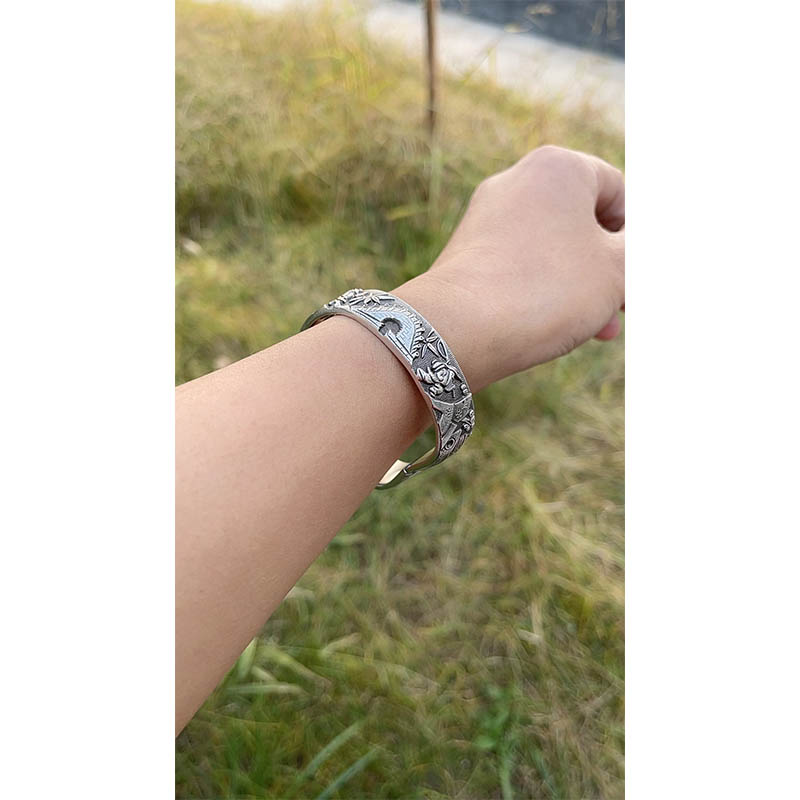 Yuqiao Gengdu Sterling Silver Bangle