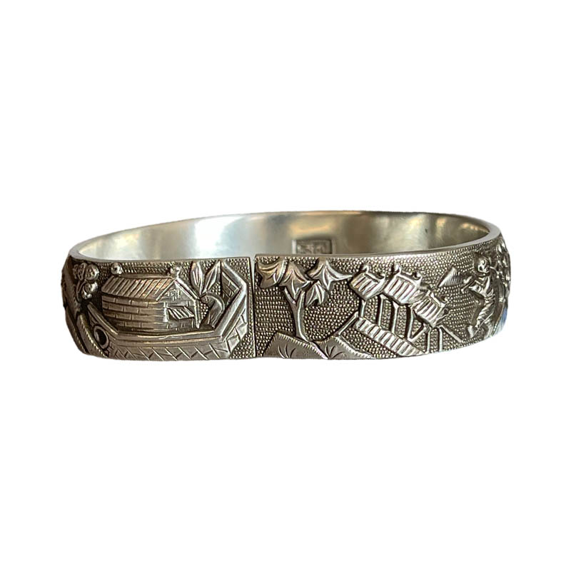 Yuqiao Gengdu Sterling Silver Bangle