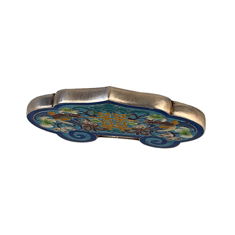 Double Happiness Enamel Silver Locket