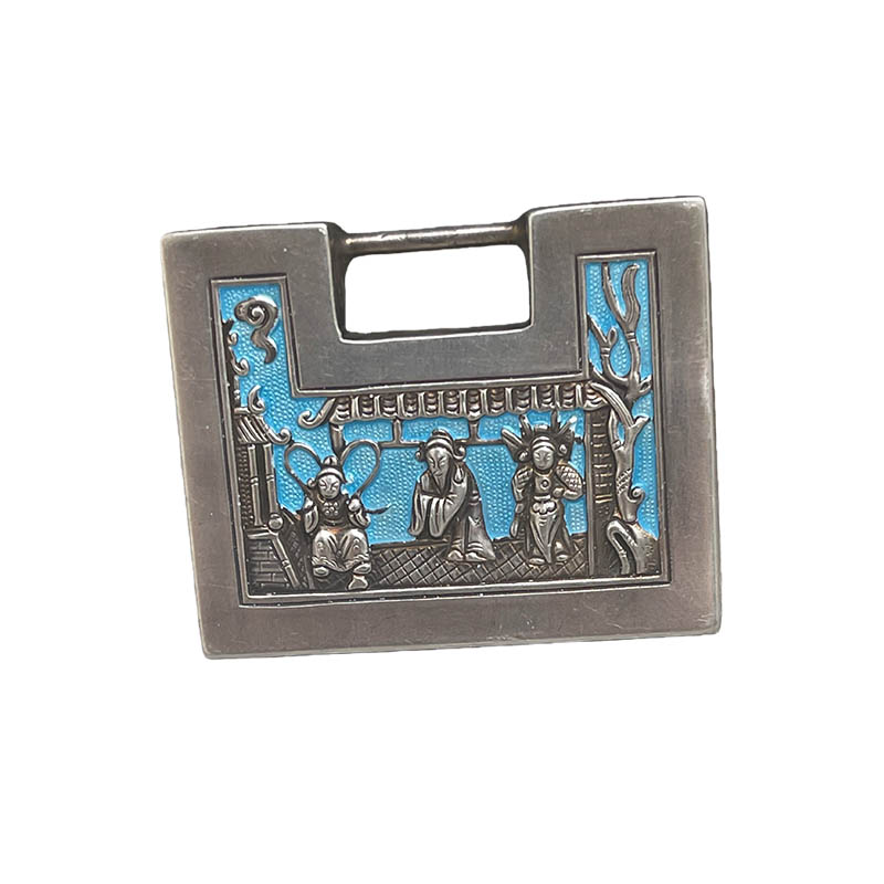 Mountain & Sea Longevity Silver Locket