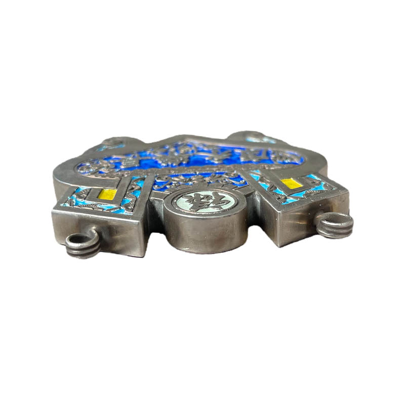 Eternal Joy & Everlasting Health Cloisonné Cauldron Locket