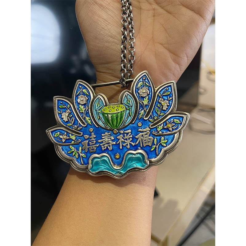 Blessings of Fortune, Emoluments & Longevity Silver Locket