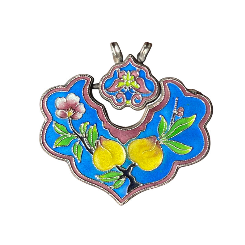 Dragonfly Enamel Silver Locket