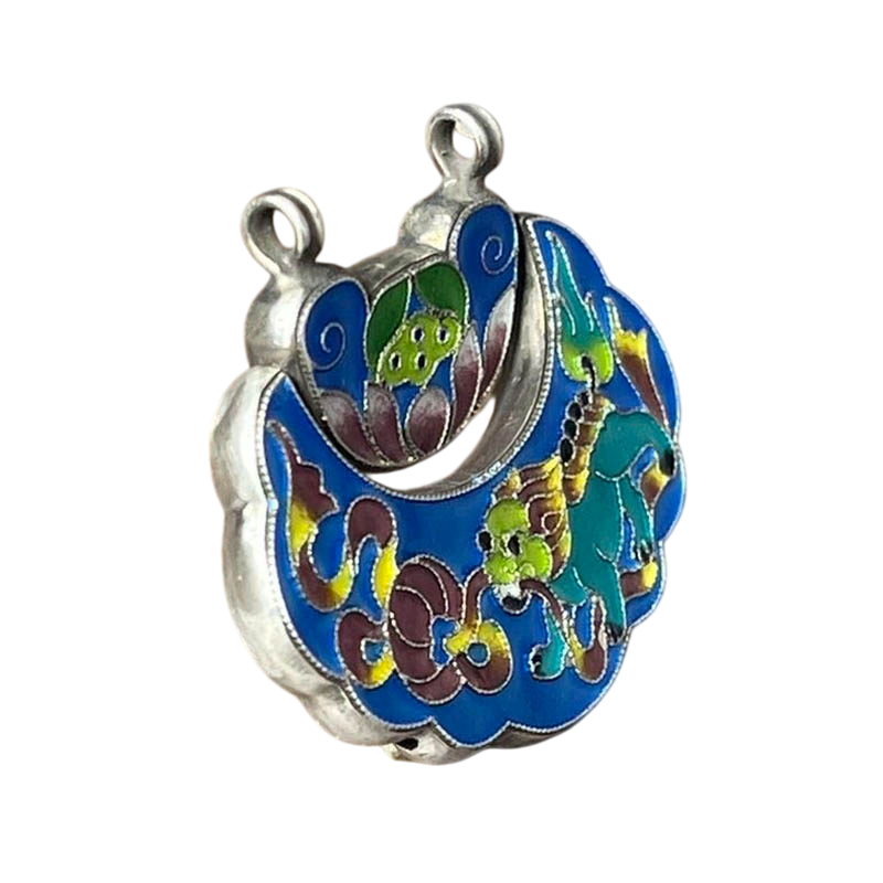 Goldfish Silver Locket