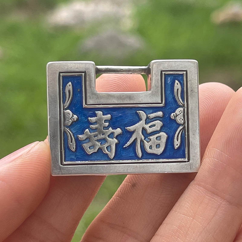 Fortune, Longevity & Health Silver Locket