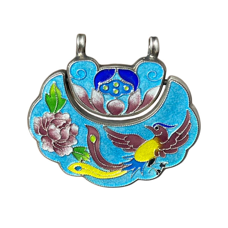 Goldfish Silver Locket
