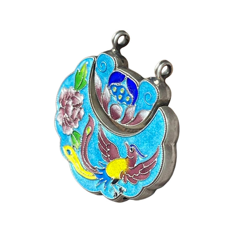 Goldfish Silver Locket