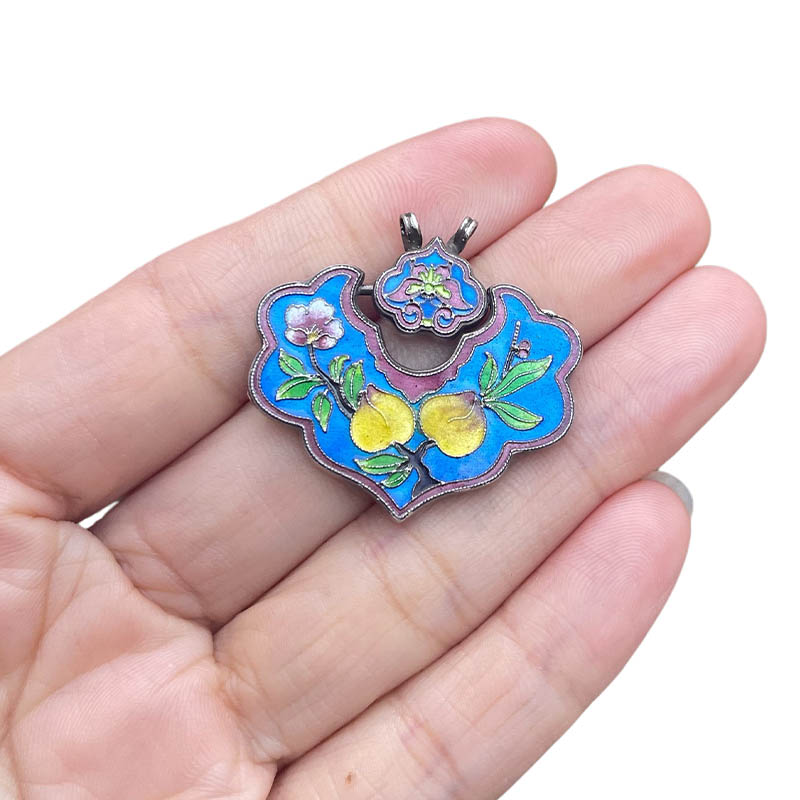 Dragonfly Enamel Silver Locket