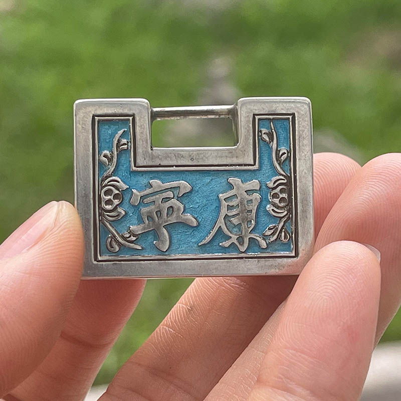 Fortune, Longevity & Health Silver Locket