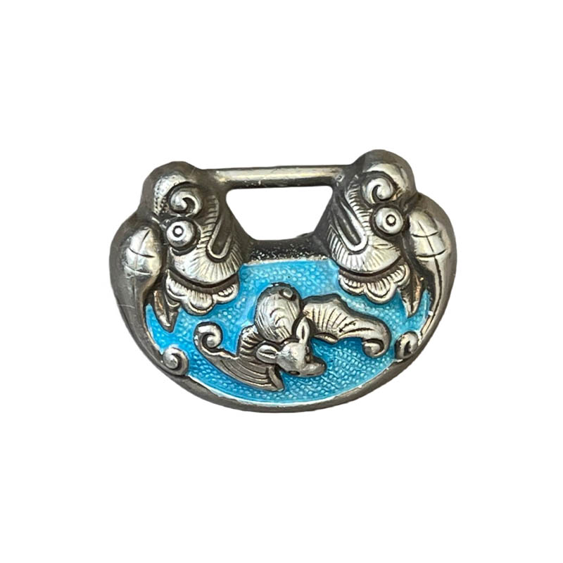 Vintage Bat Silver Locket