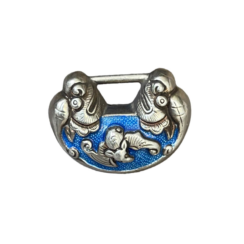 Vintage Bat Silver Locket