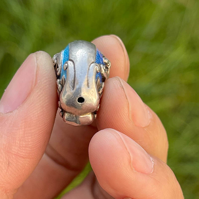 Vintage Bat Silver Locket