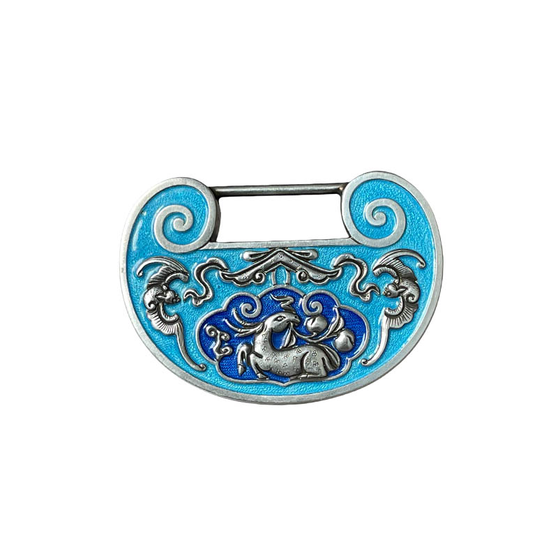 Vintage Fortune, Blessing & Auspiciousness Silver Locket